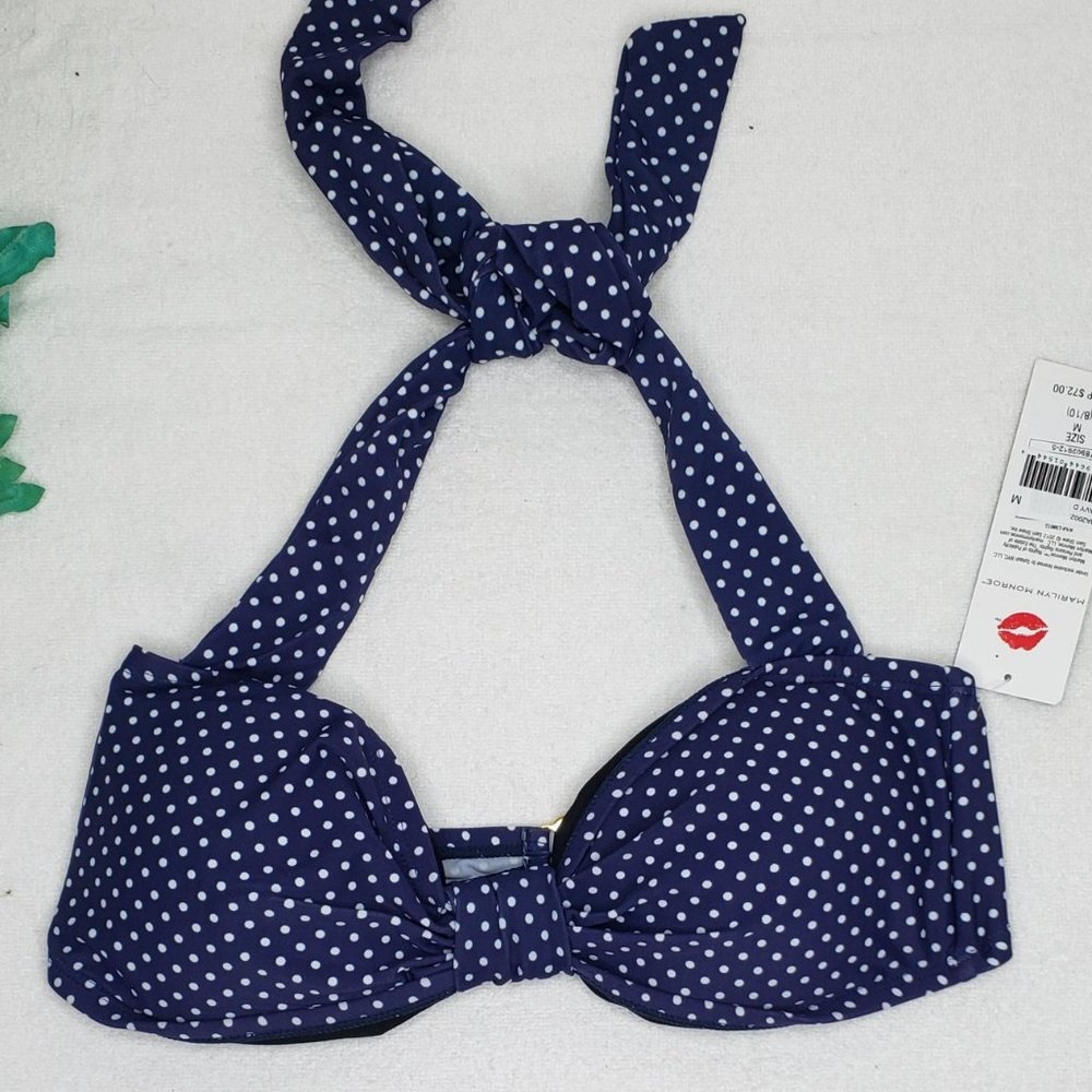 Bikini Top Pin Up Rockabilly Vintage Style MARILYN MONROE 40s 50s 60s Retro MED